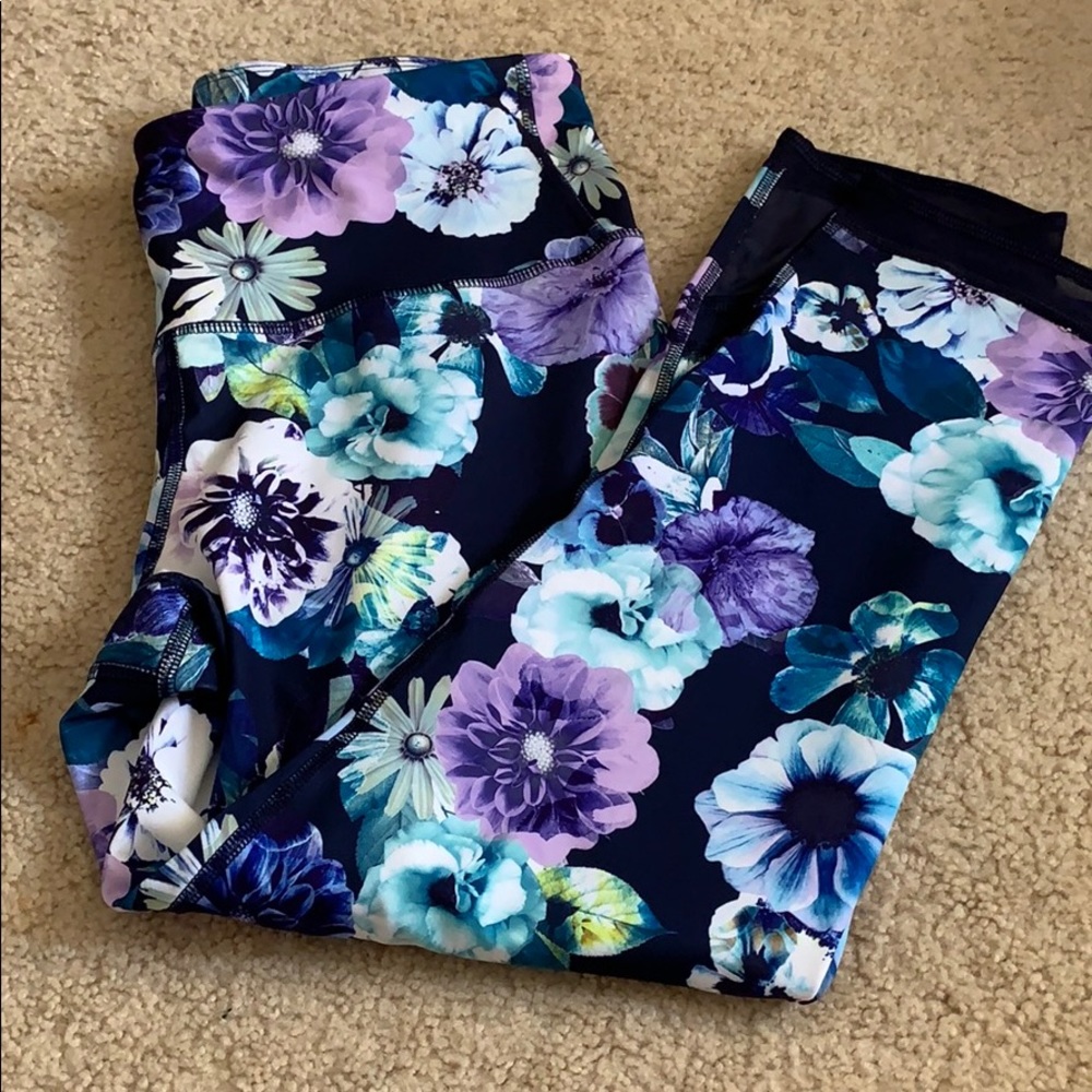 Old navy floral active leggings